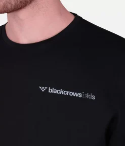 Best Black Crows T-Shirt Homme Merino Blend Manches Courtes Noir