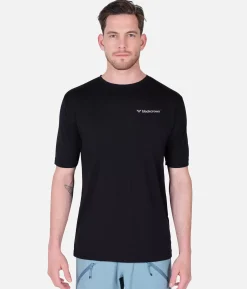 Best Black Crows T-Shirt Homme Merino Blend Manches Courtes Noir