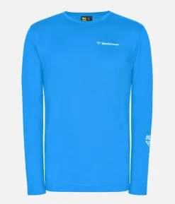Sale Black Crows T-Shirt Homme Merino Blend Manches Longues Bleu