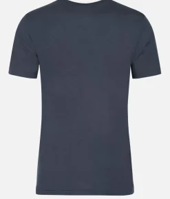 Clearance Black Crows T-Shirt Homme Merino Manches Courtes Chevron Bleu Fonce