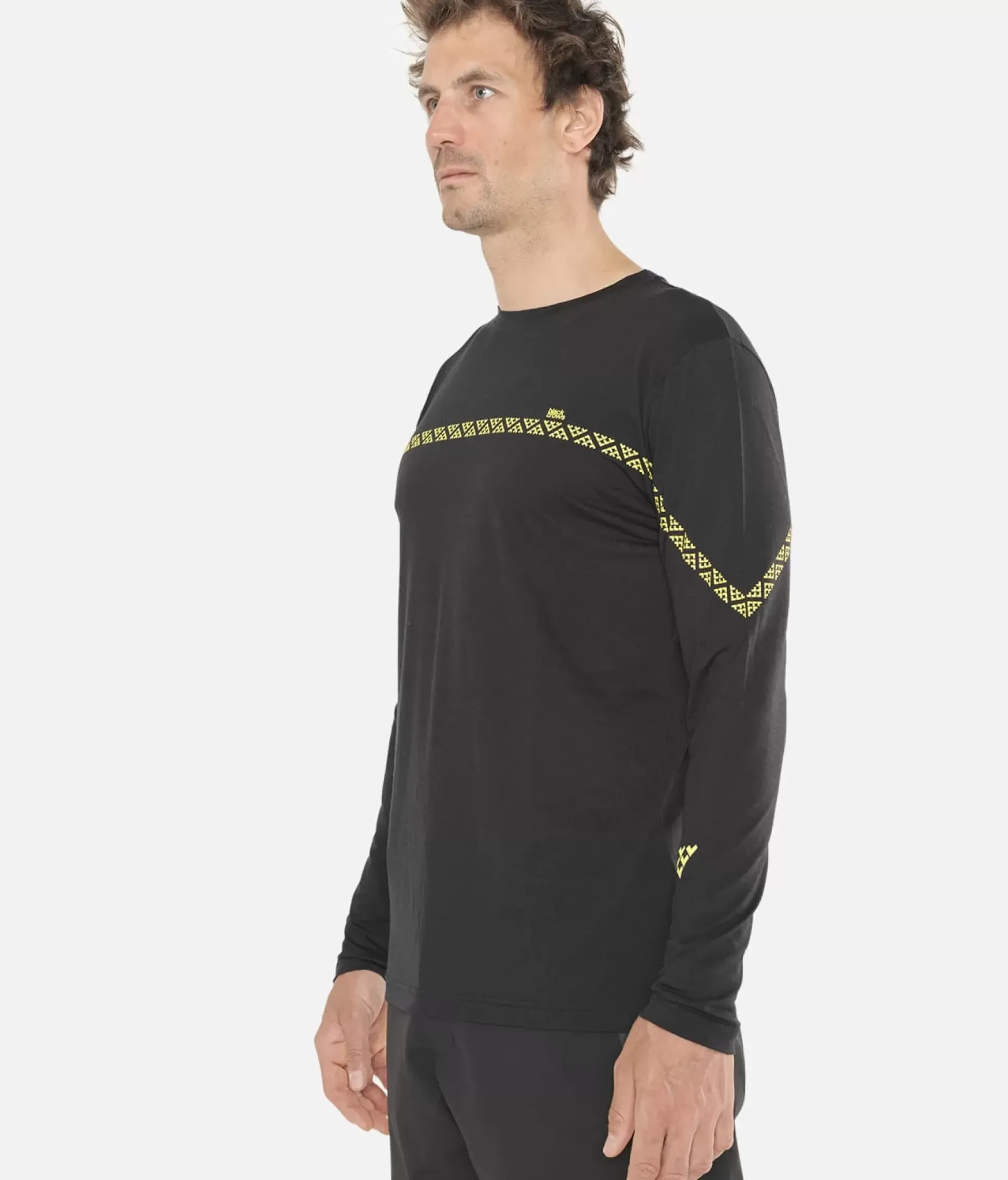 Black Crows T-Shirt Homme Merino Manches Longues Line<Homme Premières Couches