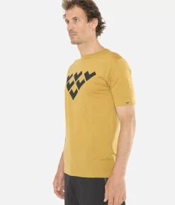 Outlet Black Crows T-Shirt Homme Merino Manches Courtes Chevron Or
