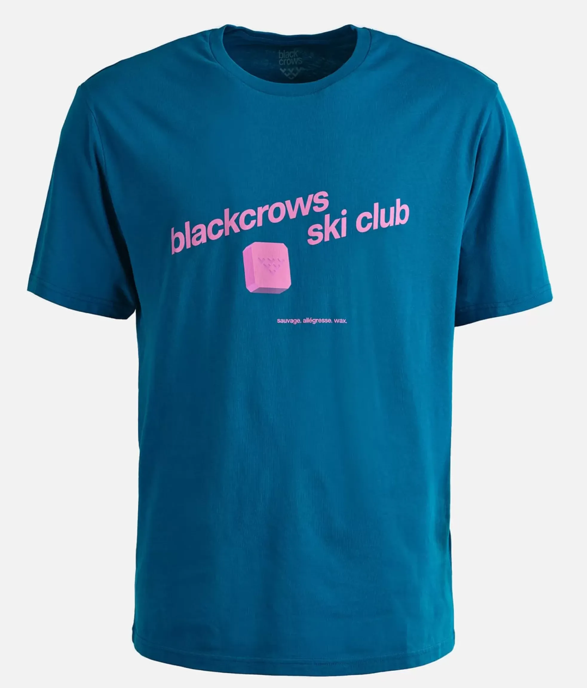 Best Black Crows T-Shirt Ski Club Moroccan Blue