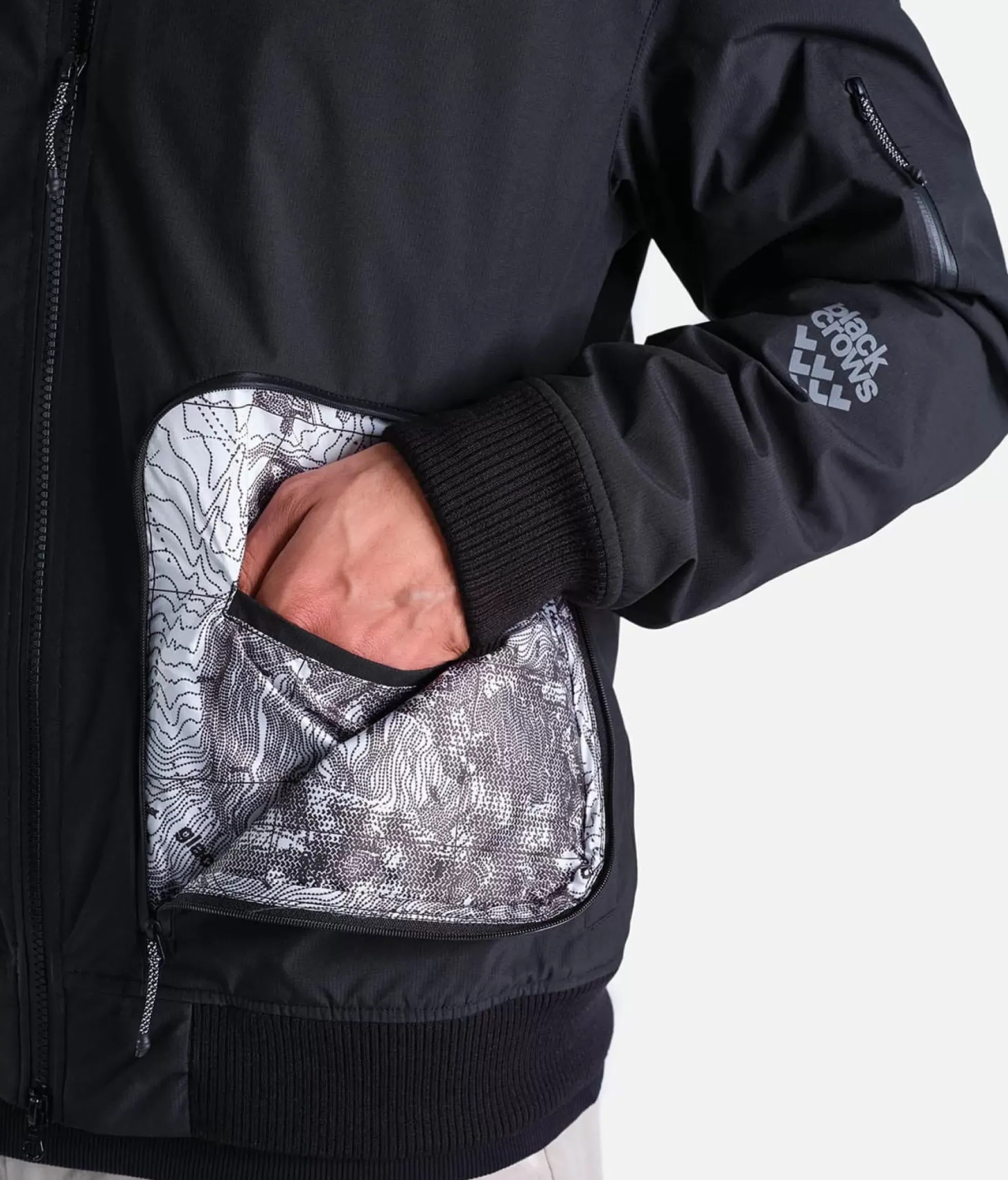 Best Black Crows Veste Bomber Traverse Noir