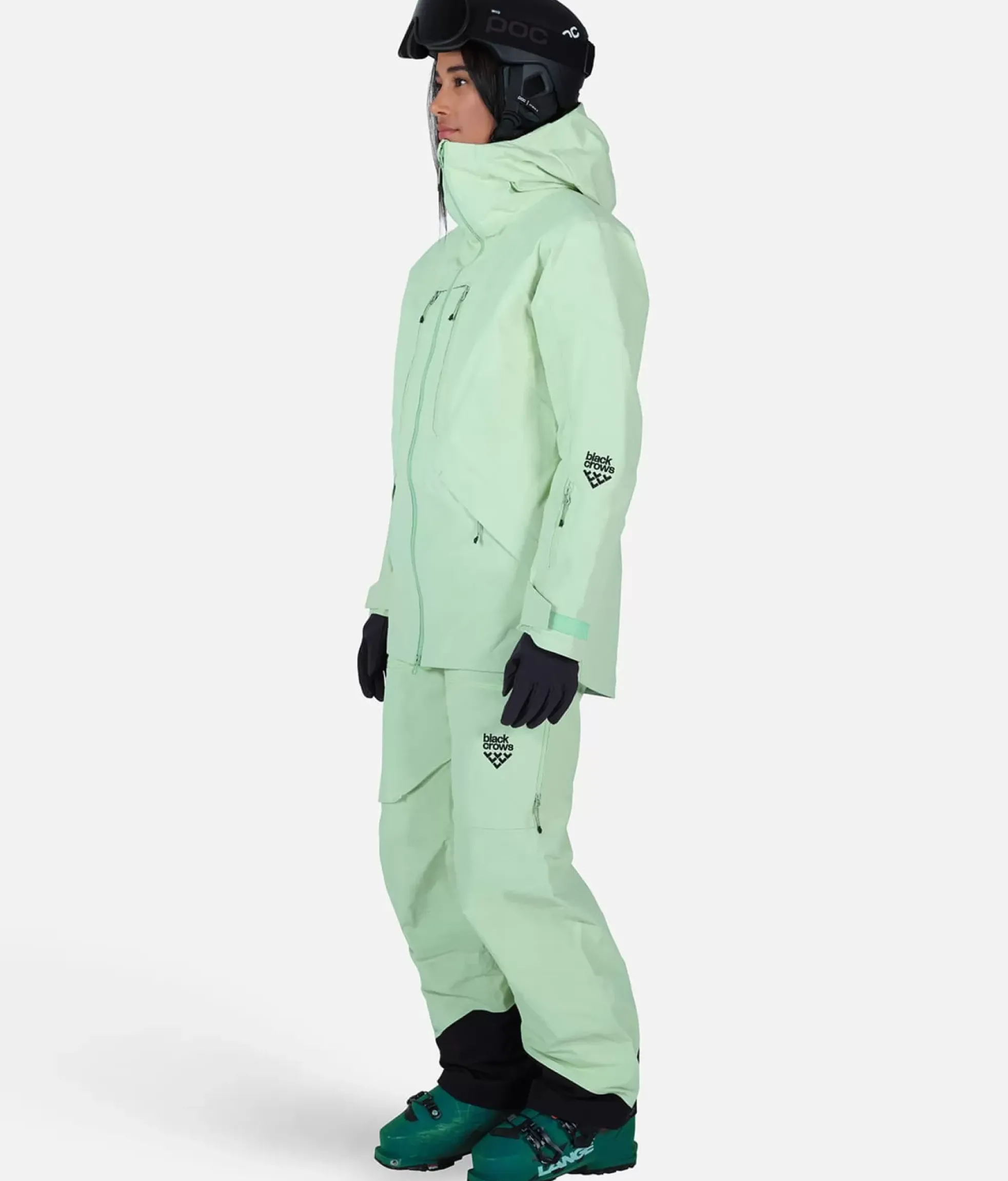 Hot Black Crows Veste Femme Ora Xpore Lightgreen