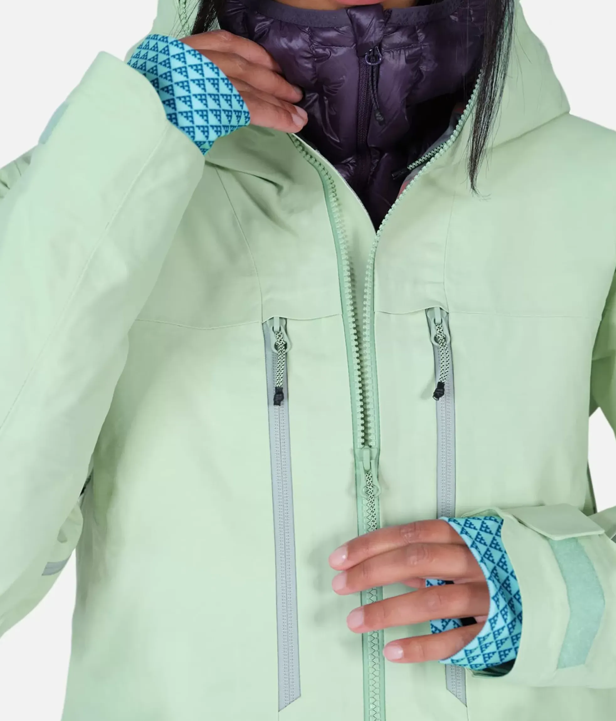 Hot Black Crows Veste Femme Ora Xpore Lightgreen