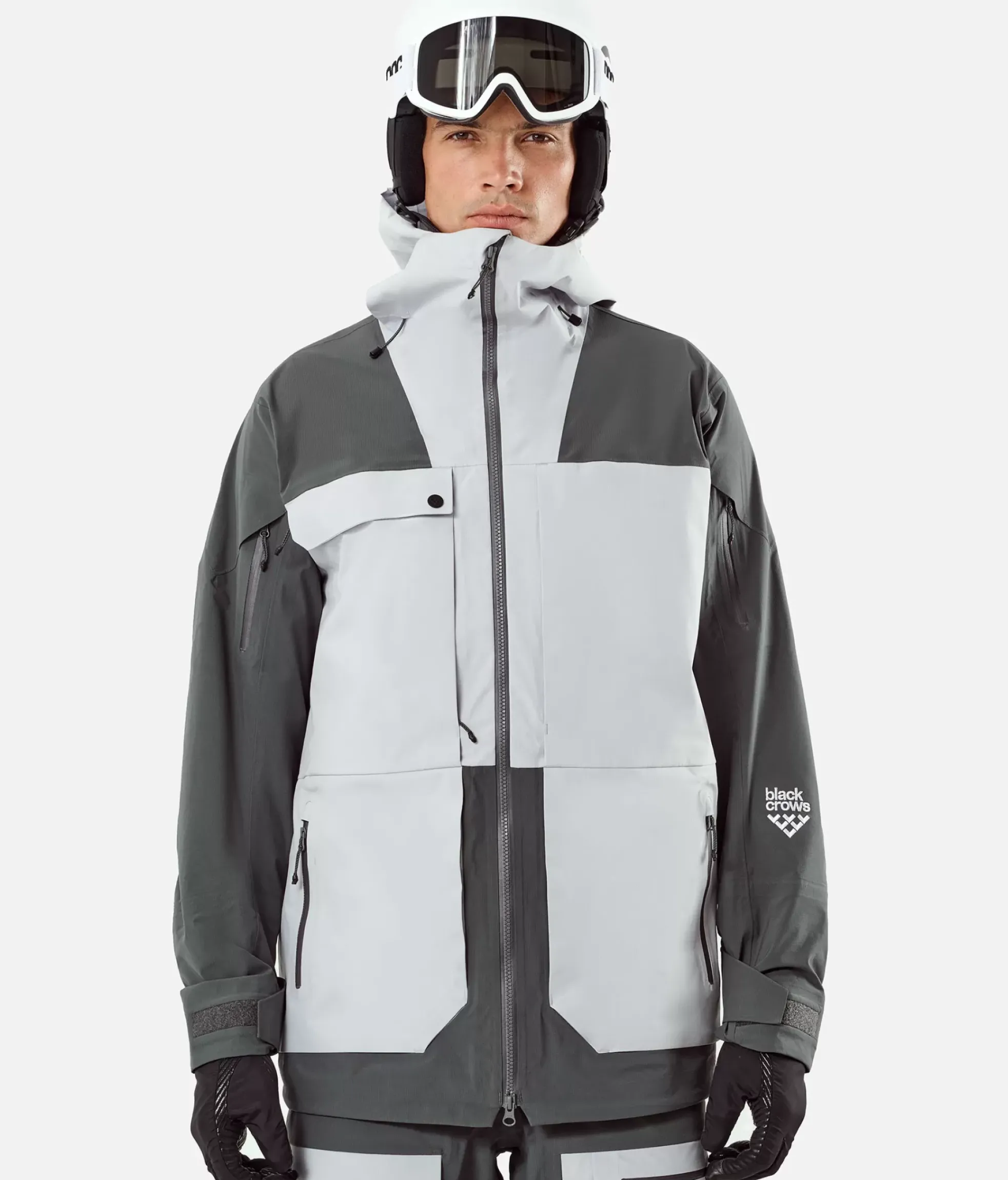 Outlet Black Crows Veste Homme Ora Xpore Ripstop Dark Shadow Light Grey