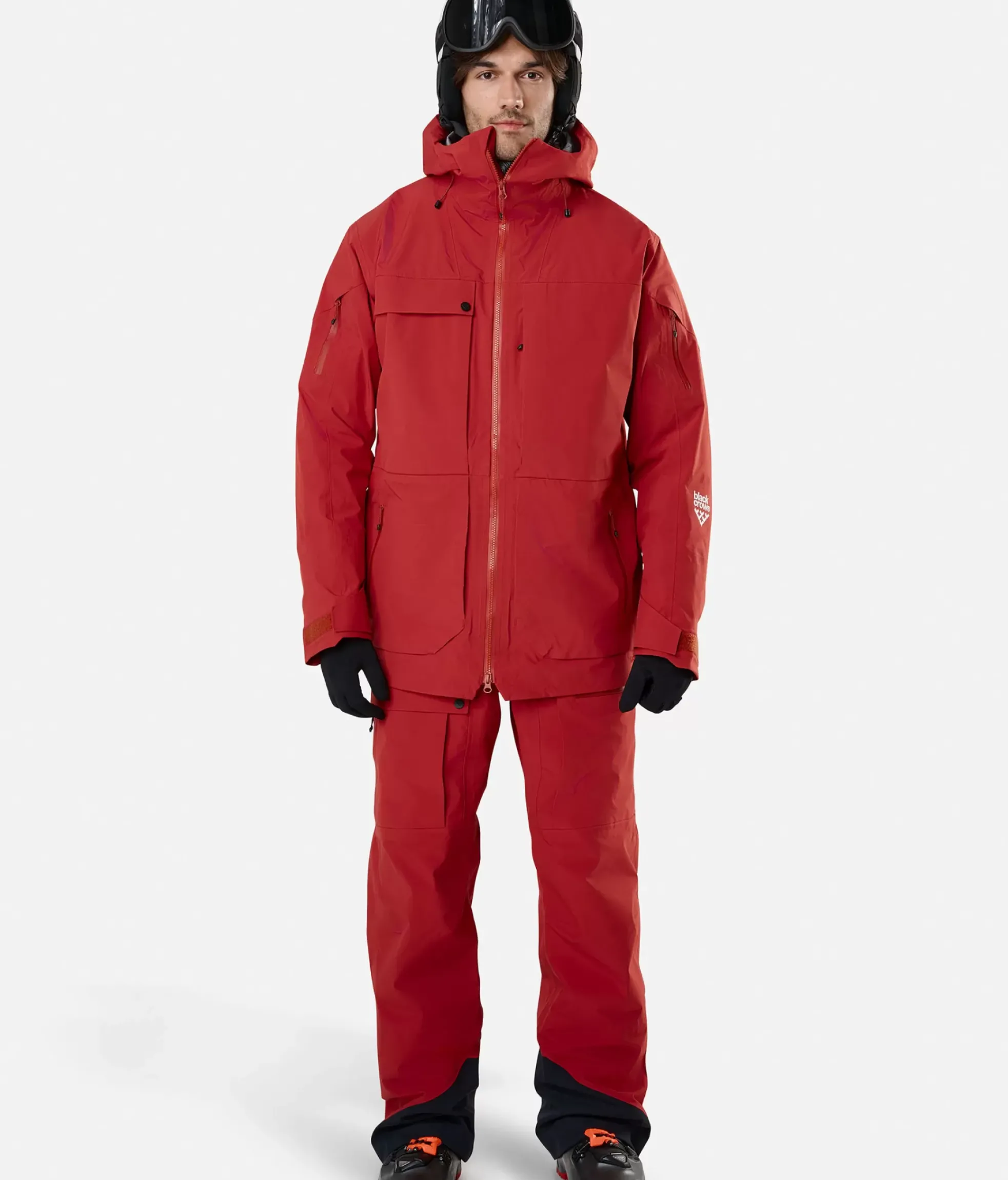 Clearance Black Crows Veste Homme Ora Xpore Ripstop Rust Red