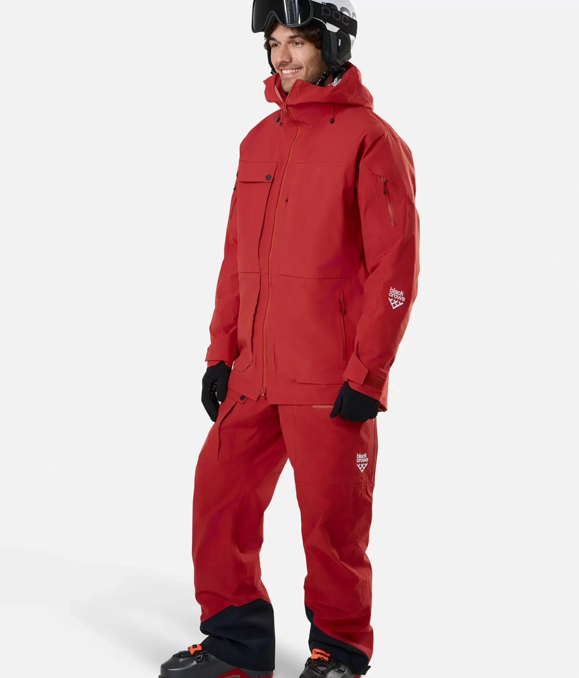 Clearance Black Crows Veste Homme Ora Xpore Ripstop Rust Red
