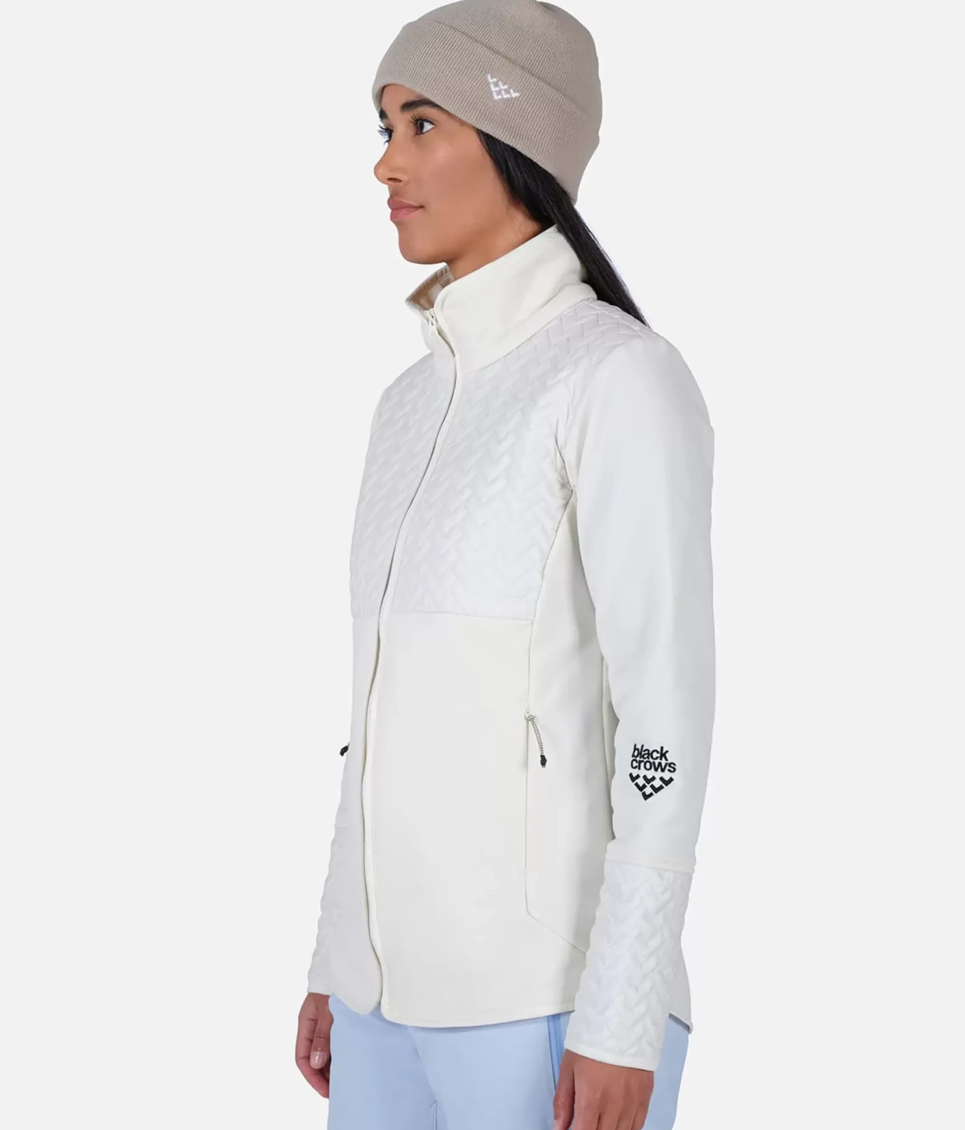 Sale Black Crows Veste Polaire Femme Ferus Blanc Casse